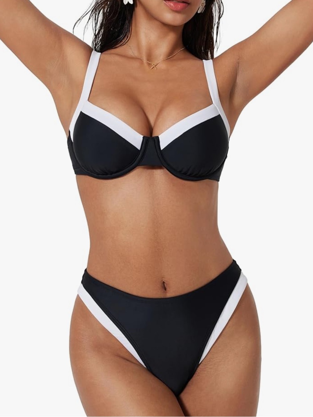 NEW Suuksess black and white bikini set